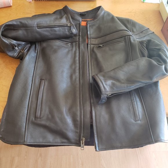 First Classics Brown Leather Motorcycle Jacket